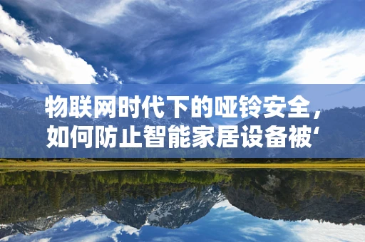 物联网时代下的哑铃安全，如何防止智能家居设备被‘健身’？