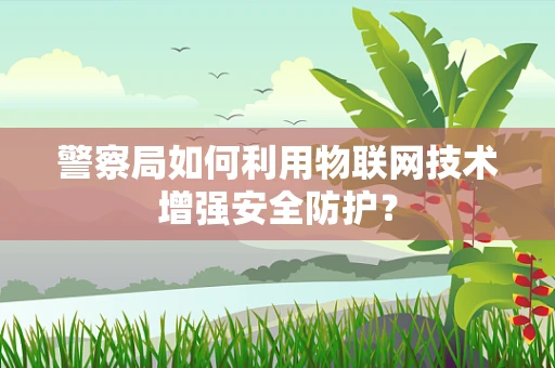 警察局如何利用物联网技术增强安全防护？