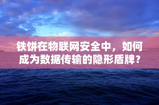 铁饼在物联网安全中，如何成为数据传输的隐形盾牌？