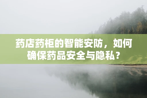 药店药柜的智能安防，如何确保药品安全与隐私？