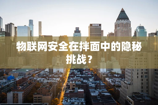 物联网安全在拌面中的隐秘挑战？