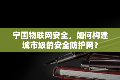 宁国物联网安全，如何构建城市级的安全防护网？