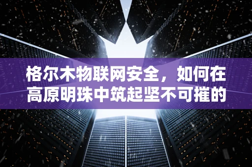 格尔木物联网安全，如何在高原明珠中筑起坚不可摧的防线？