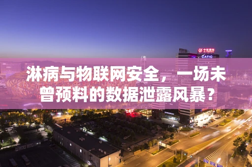 淋病与物联网安全，一场未曾预料的数据泄露风暴？