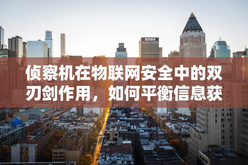 侦察机在物联网安全中的双刃剑作用，如何平衡信息获取与隐私保护？