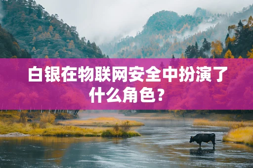 白银在物联网安全中扮演了什么角色？