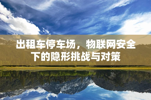 出租车停车场，物联网安全下的隐形挑战与对策