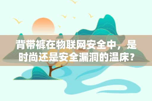 背带裤在物联网安全中，是时尚还是安全漏洞的温床？