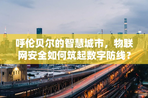 呼伦贝尔的智慧城市，物联网安全如何筑起数字防线？