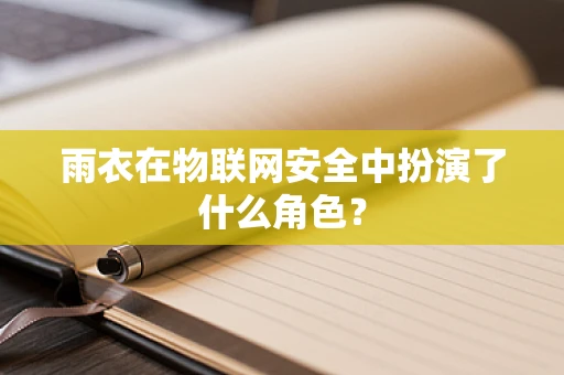 雨衣在物联网安全中扮演了什么角色？