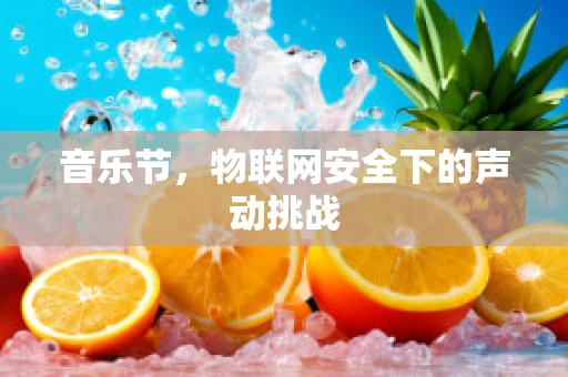 音乐节，物联网安全下的声动挑战