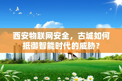 西安物联网安全，古城如何抵御智能时代的威胁？
