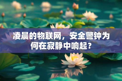 凌晨的物联网，安全警钟为何在寂静中响起？