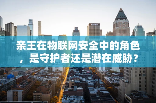 亲王在物联网安全中的角色，是守护者还是潜在威胁？