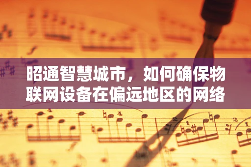 昭通智慧城市，如何确保物联网设备在偏远地区的网络安全？