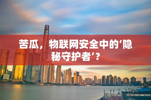 苦瓜，物联网安全中的‘隐秘守护者’？