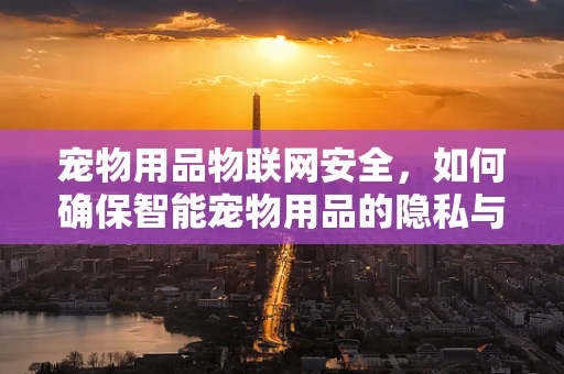 宠物用品物联网安全，如何确保智能宠物用品的隐私与安全？