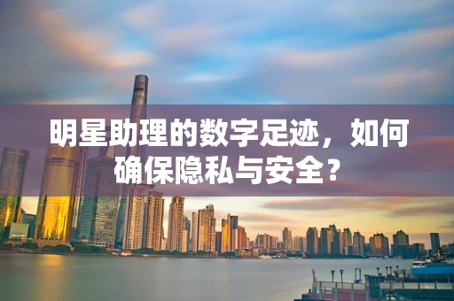 明星助理的数字足迹，如何确保隐私与安全？