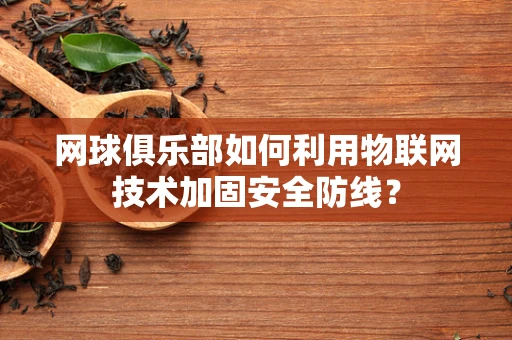 网球俱乐部如何利用物联网技术加固安全防线？