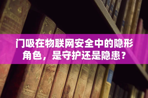 门吸在物联网安全中的隐形角色，是守护还是隐患？