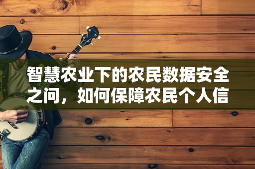 智慧农业下的农民数据安全之问，如何保障农民个人信息不被滥用？