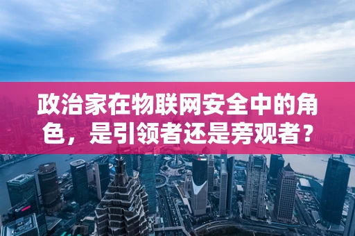 政治家在物联网安全中的角色，是引领者还是旁观者？