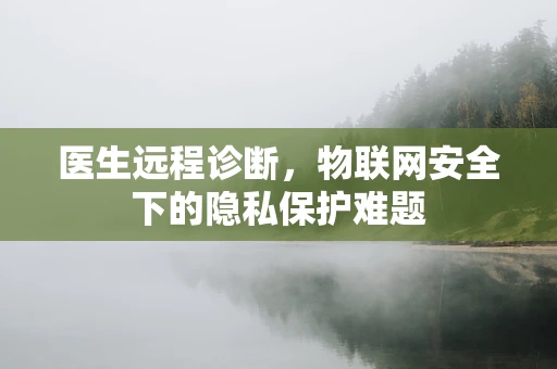 医生远程诊断，物联网安全下的隐私保护难题