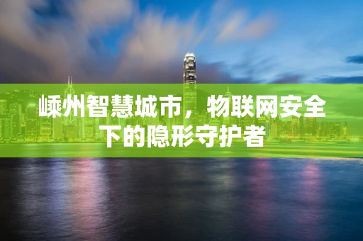 嵊州智慧城市，物联网安全下的隐形守护者