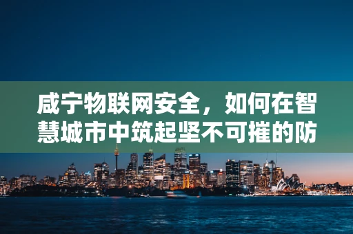 咸宁物联网安全，如何在智慧城市中筑起坚不可摧的防线？