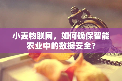 小麦物联网，如何确保智能农业中的数据安全？