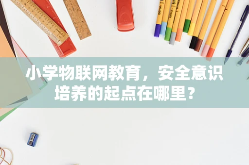 小学物联网教育，安全意识培养的起点在哪里？