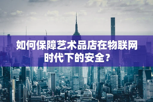如何保障艺术品店在物联网时代下的安全？