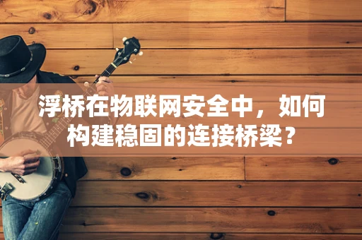 浮桥在物联网安全中，如何构建稳固的连接桥梁？
