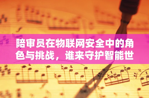 陪审员在物联网安全中的角色与挑战，谁来守护智能世界的‘眼睛’？