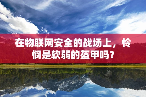 在物联网安全的战场上，怜悯是软弱的盔甲吗？