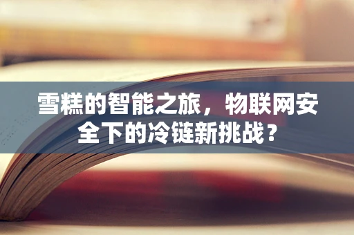 雪糕的智能之旅，物联网安全下的冷链新挑战？
