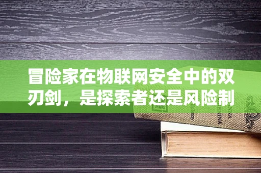 冒险家在物联网安全中的双刃剑，是探索者还是风险制造者？
