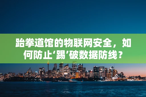 跆拳道馆的物联网安全，如何防止‘踢’破数据防线？