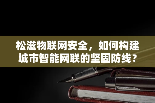 松滋物联网安全，如何构建城市智能网联的坚固防线？