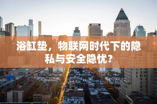 浴缸垫，物联网时代下的隐私与安全隐忧？