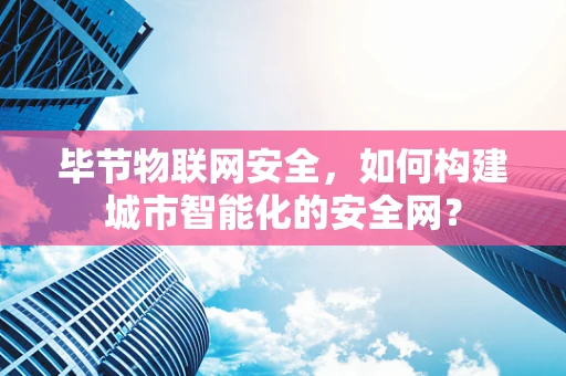 毕节物联网安全，如何构建城市智能化的安全网？