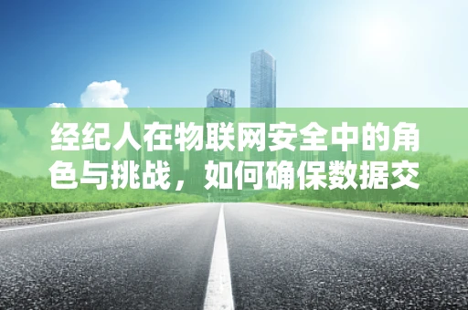 经纪人在物联网安全中的角色与挑战，如何确保数据交易的透明与安全？