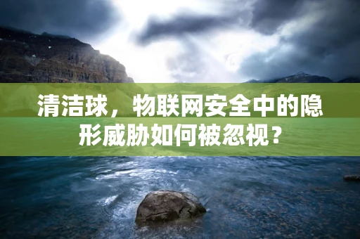 清洁球，物联网安全中的隐形威胁如何被忽视？