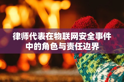律师代表在物联网安全事件中的角色与责任边界