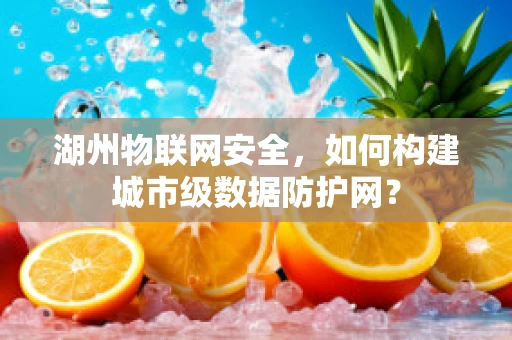 湖州物联网安全，如何构建城市级数据防护网？