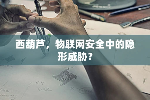 西葫芦，物联网安全中的隐形威胁？
