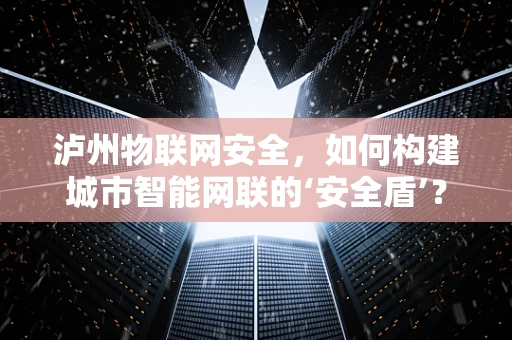泸州物联网安全，如何构建城市智能网联的‘安全盾’？