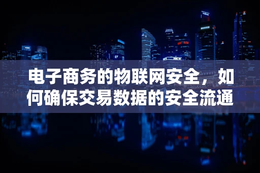 电子商务的物联网安全，如何确保交易数据的安全流通？