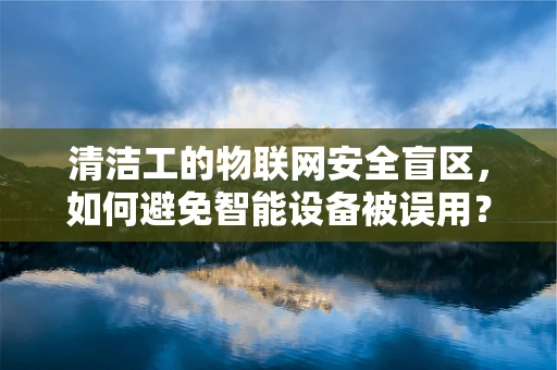 清洁工的物联网安全盲区，如何避免智能设备被误用？