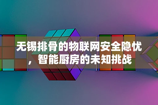 无锡排骨的物联网安全隐忧，智能厨房的未知挑战